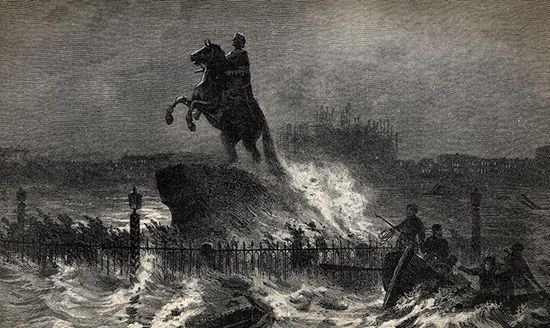 Ужасное наводнение 1824 года в Санкт-Петербурге 