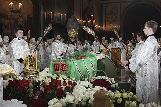 Похороны Патриарха Алексия II