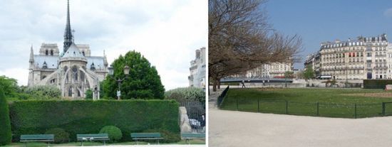 Парк на месте парижского морга