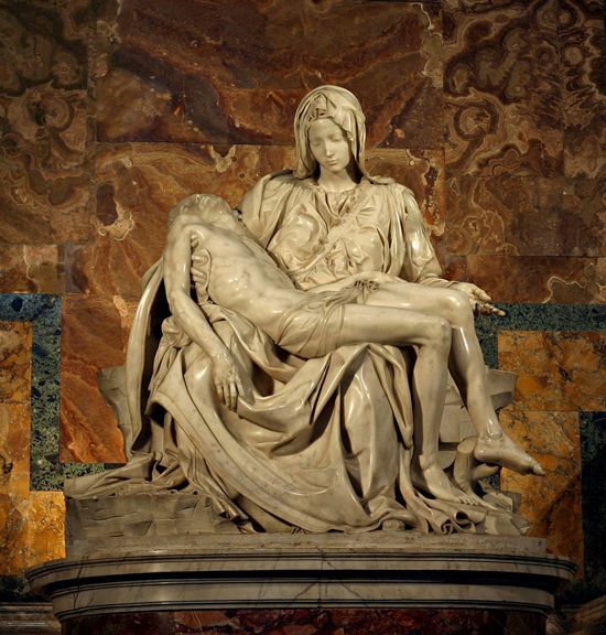 Пьета Микеланджело "Оплакивание Христа"
