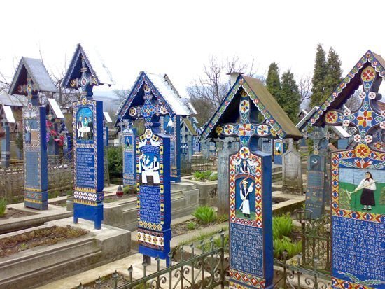 Веселое кладбище Cimitirul Vesel