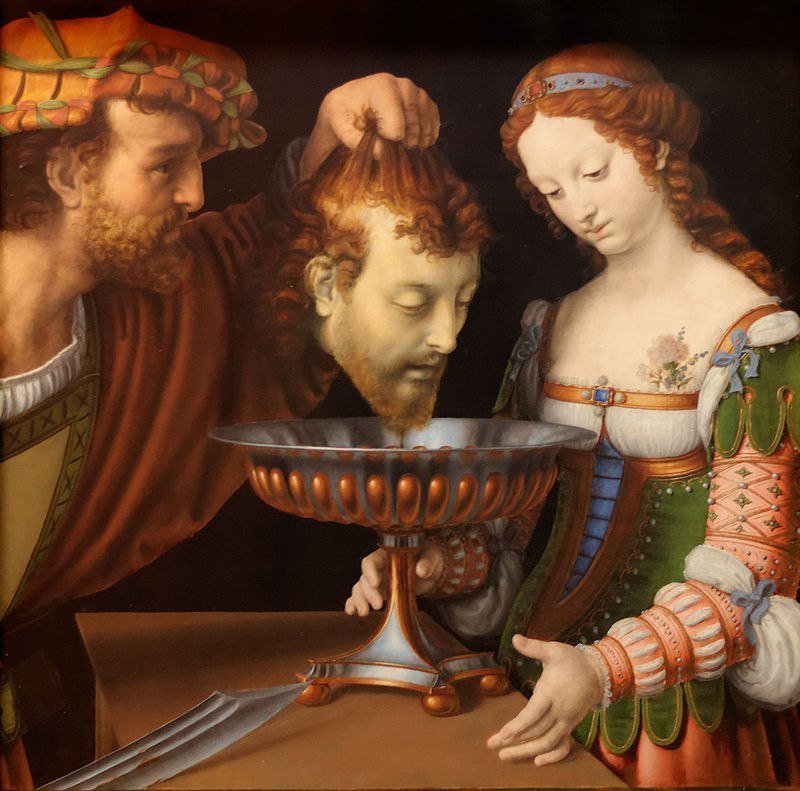 Саломея получает голову Иоанна Крестителя. Соларио, Андреа (1520—1524) Музей истории искусств, Вена