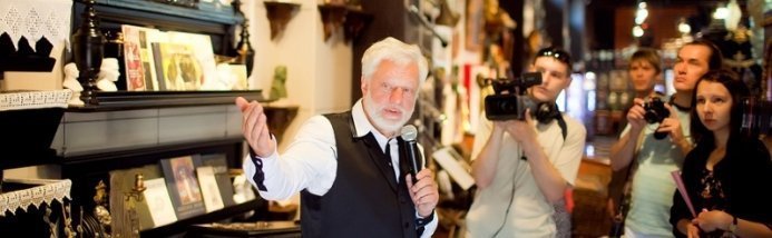 Вести. Интервью Якушина С.Б. об открытии Музея погребальной культуры, о религиях, крематории.