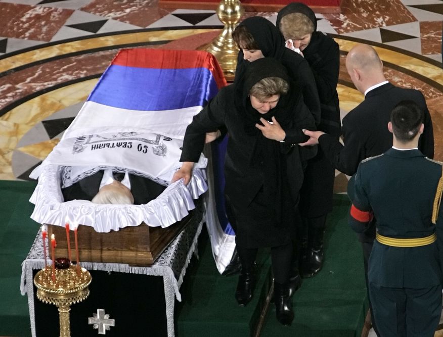 Германии траур. Похороны Бориса Ельцина 2007.
